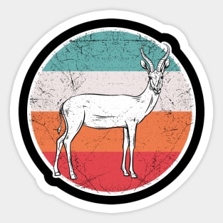 Vintage Retro Antelope Sticker